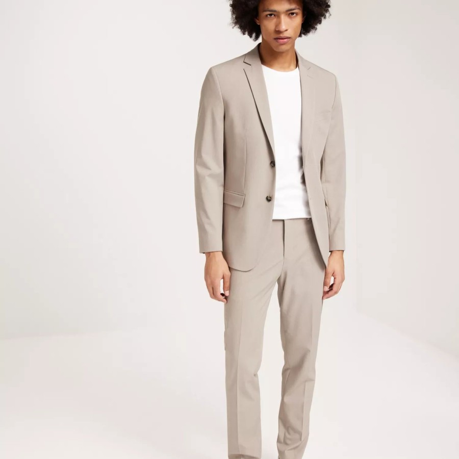 Toj Selected Homme | Slhslim-Liam Trs Flex Noos Plaza Taupe