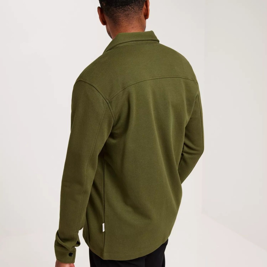 Toj Selected Homme | Slhjackie Sweat Jacket Noos Dark Olive