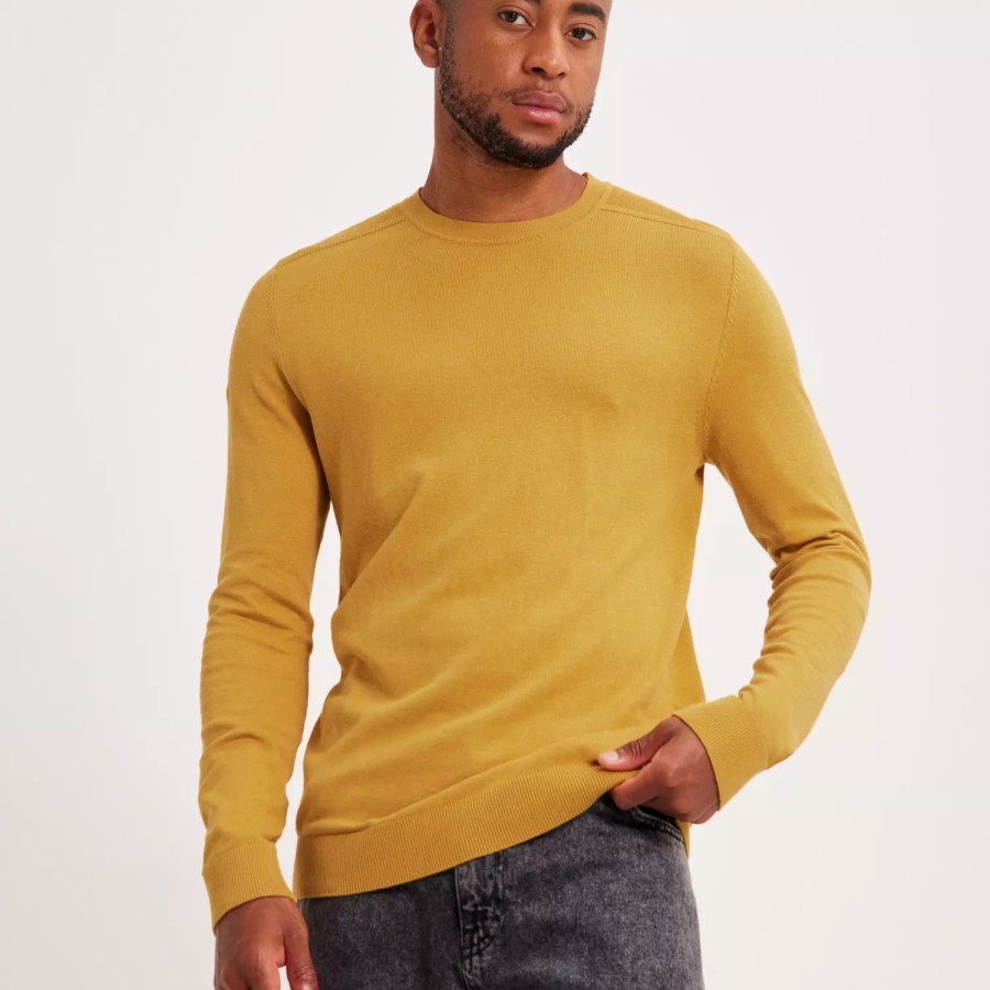 Toj Selected Homme | Slhberg Crew Neck Noos Chai Tea Melange