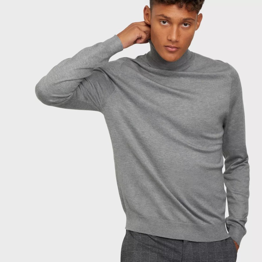 Toj Only & Sons | Onswyler Life Reg 14 Roll Knit Noos Medium Grey Melange