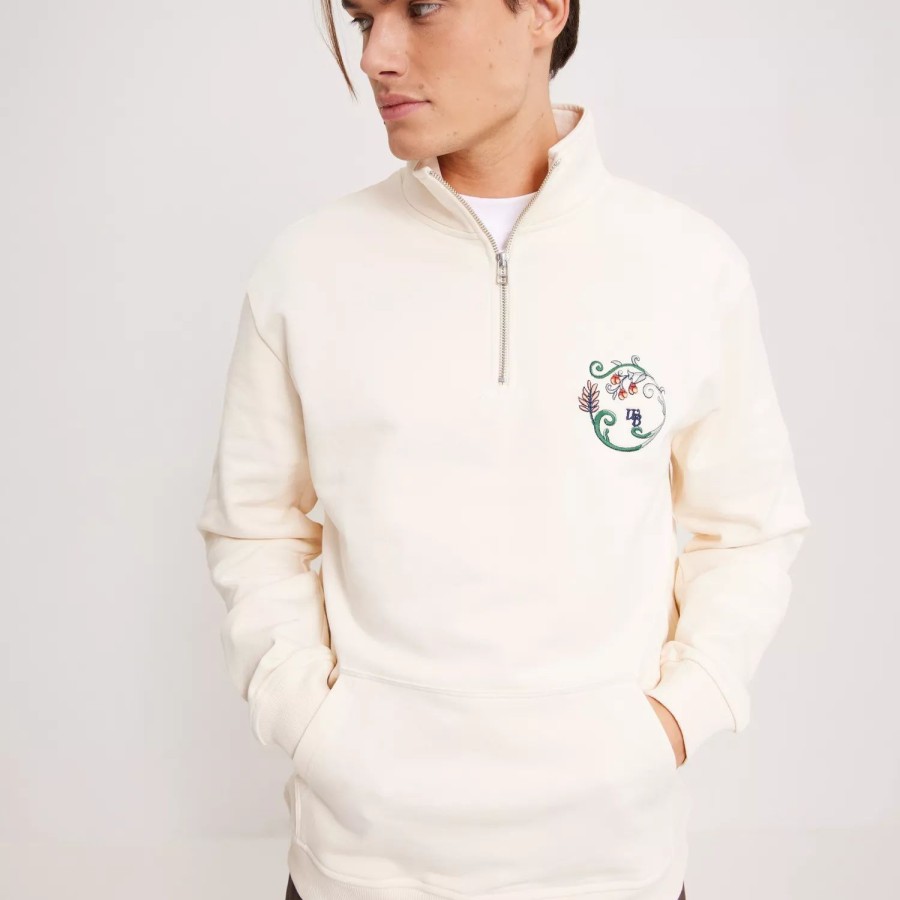 Toj Woodbird | Lass Curl Half-Zip Offwhite