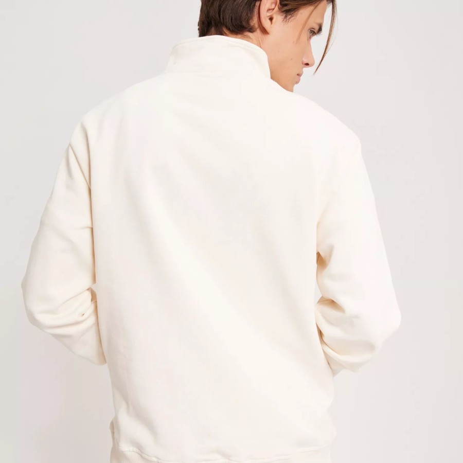 Toj Woodbird | Lass Curl Half-Zip Offwhite