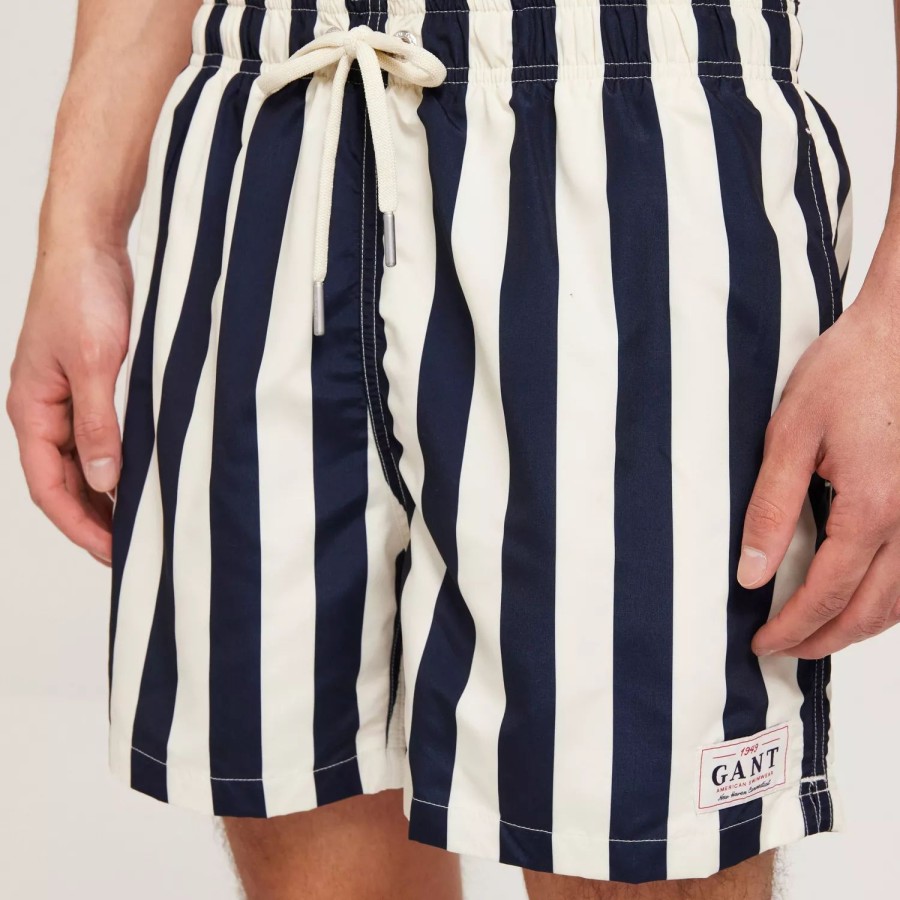 Toj Gant | Cf Block Stripe Swim Shorts Evening Blue