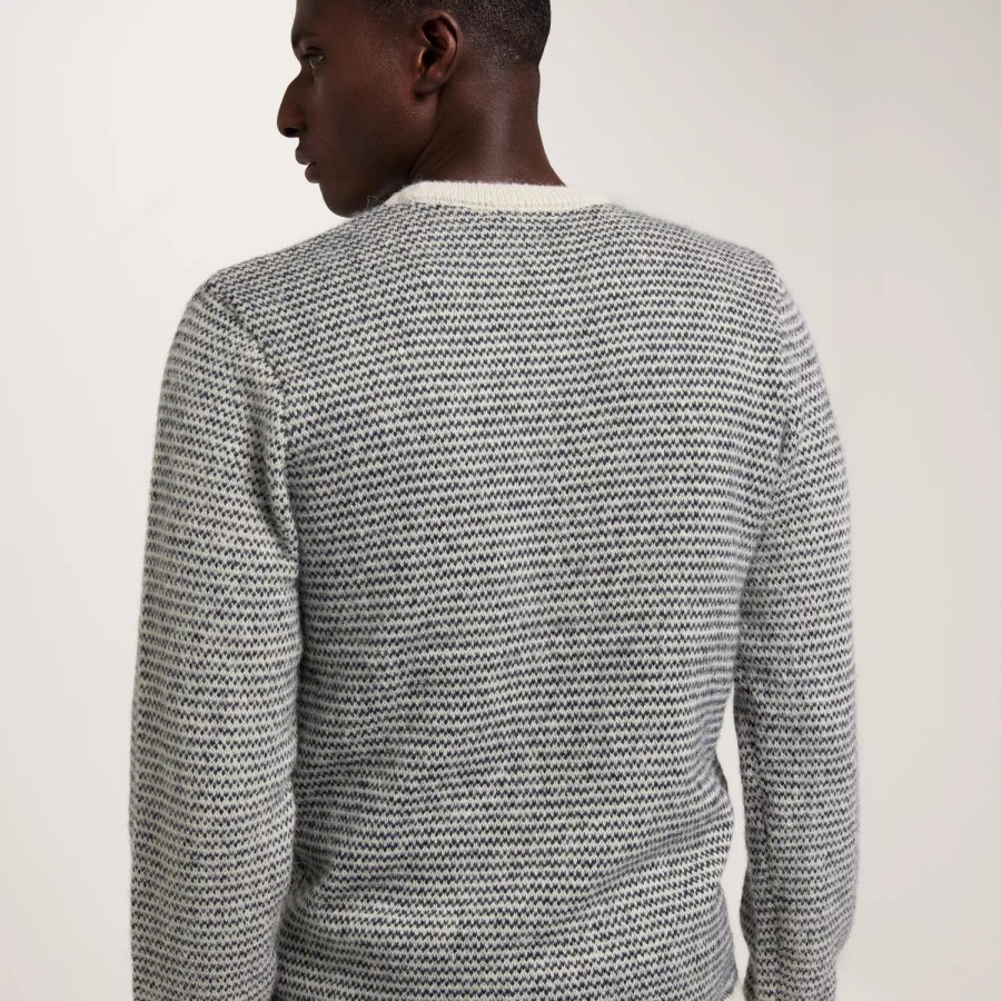 Toj Casual Friday | Cfkarl Jaquard Crew Neck Knit Ecru