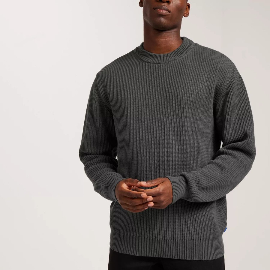 Toj GARMENT PROJECT | Round Neck Knit Charcoal