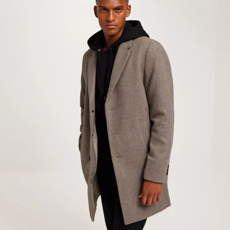 Toj Jack & Jones | Jjemorrison Wool Coat Sn Greige