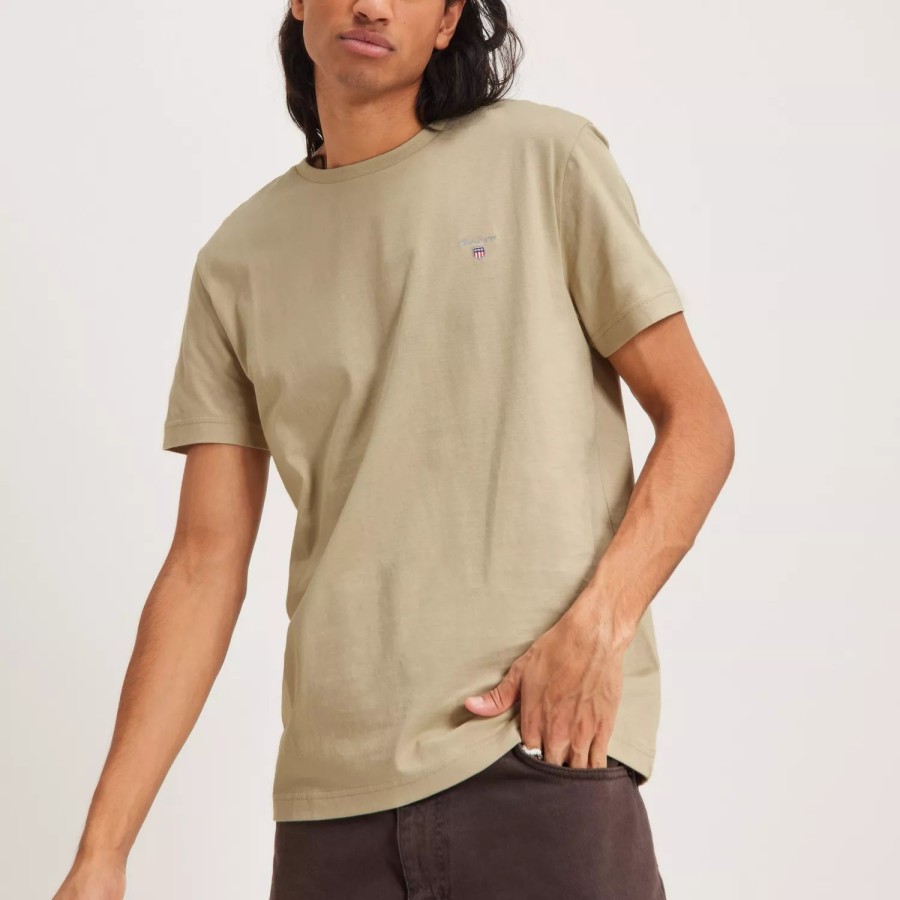 Toj Gant | Original Ss T-Shirt Concrete Beige