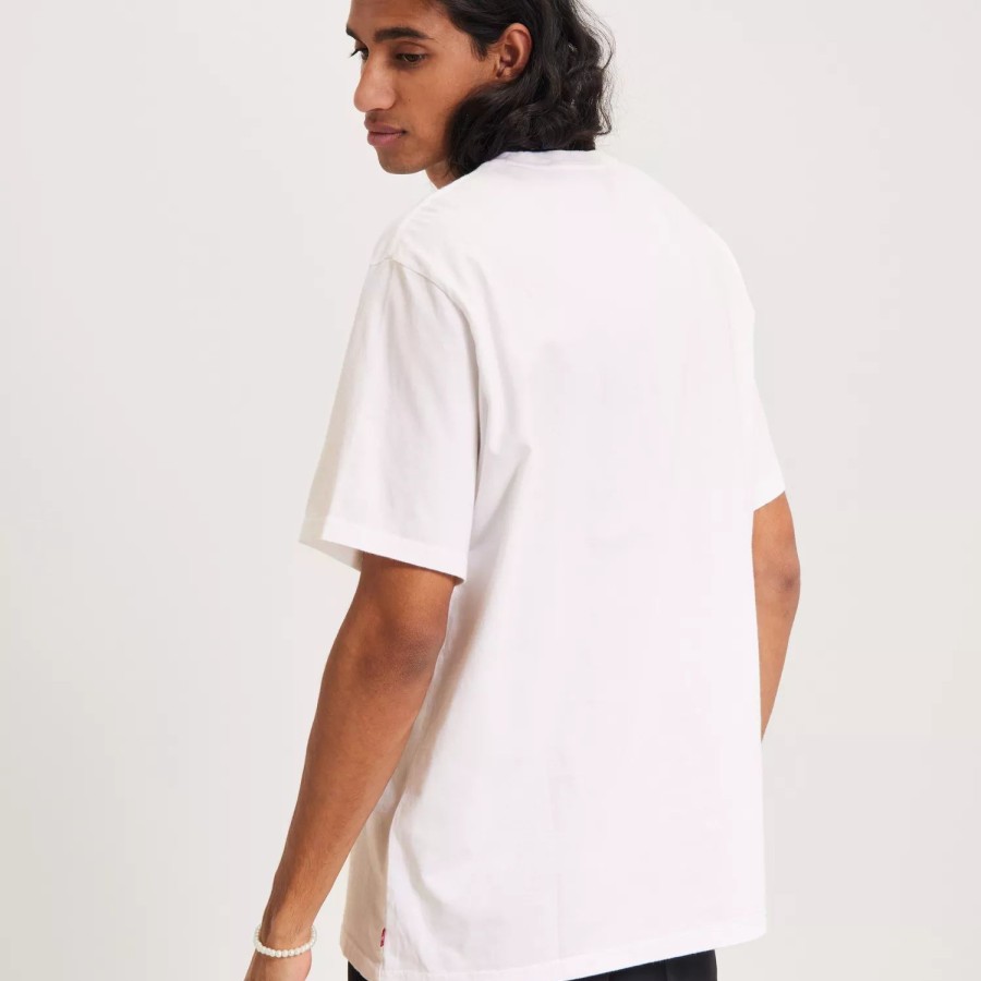 Toj Levi's | Ss Relaxed Fit Tee Poster Logo White