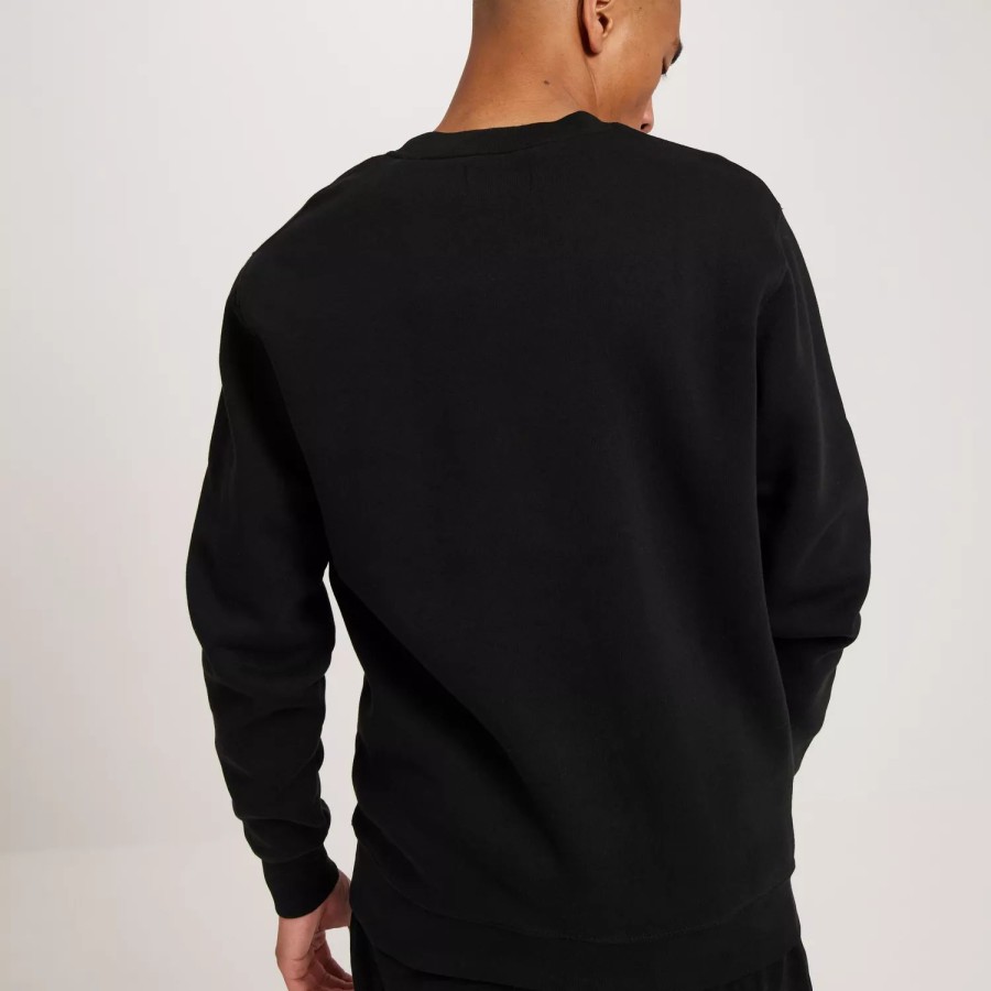 Toj Mads N酶rgaard | Standard Crew Logo Sweat Black