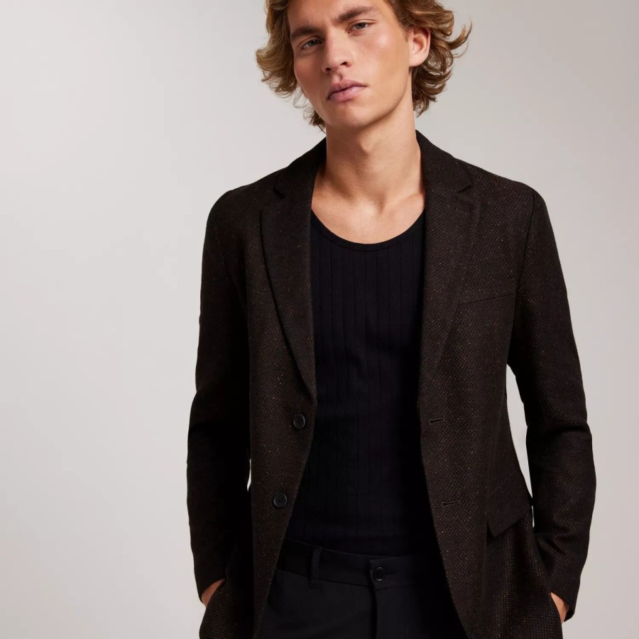 Toj Jack & Jones | Jprtweed Blazer Slim Fit Chocolate Torte Slim Fit