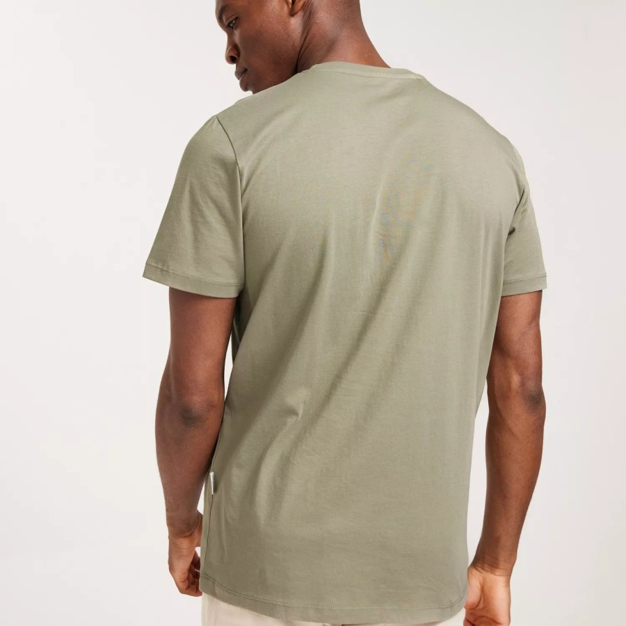 Toj Selected Homme | Slhaspen Ss O-Neck Tee Noos Vetiver