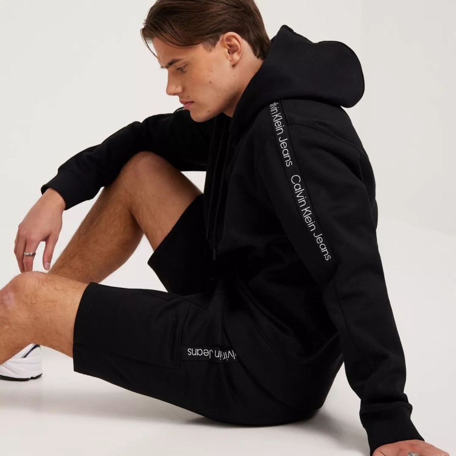 Toj Calvin Klein Jeans | Logo Tape Hoodie Ck Black