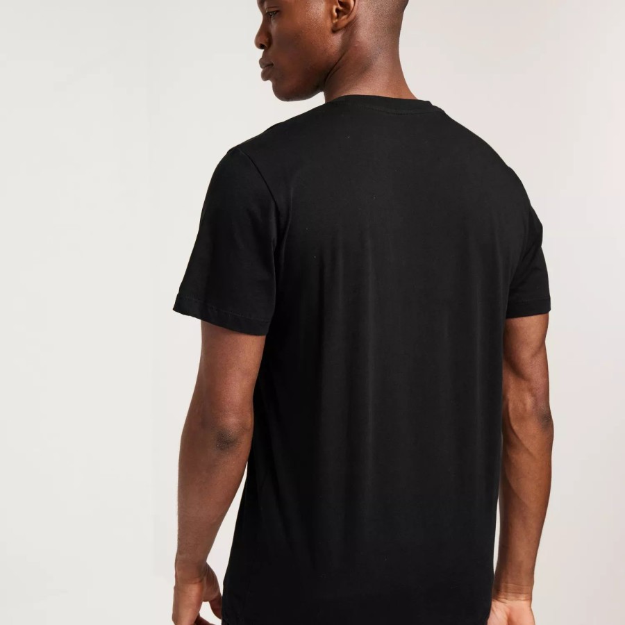 Toj Selected Homme | Slhaspen Print Ss O-Neck Tee Noos Black