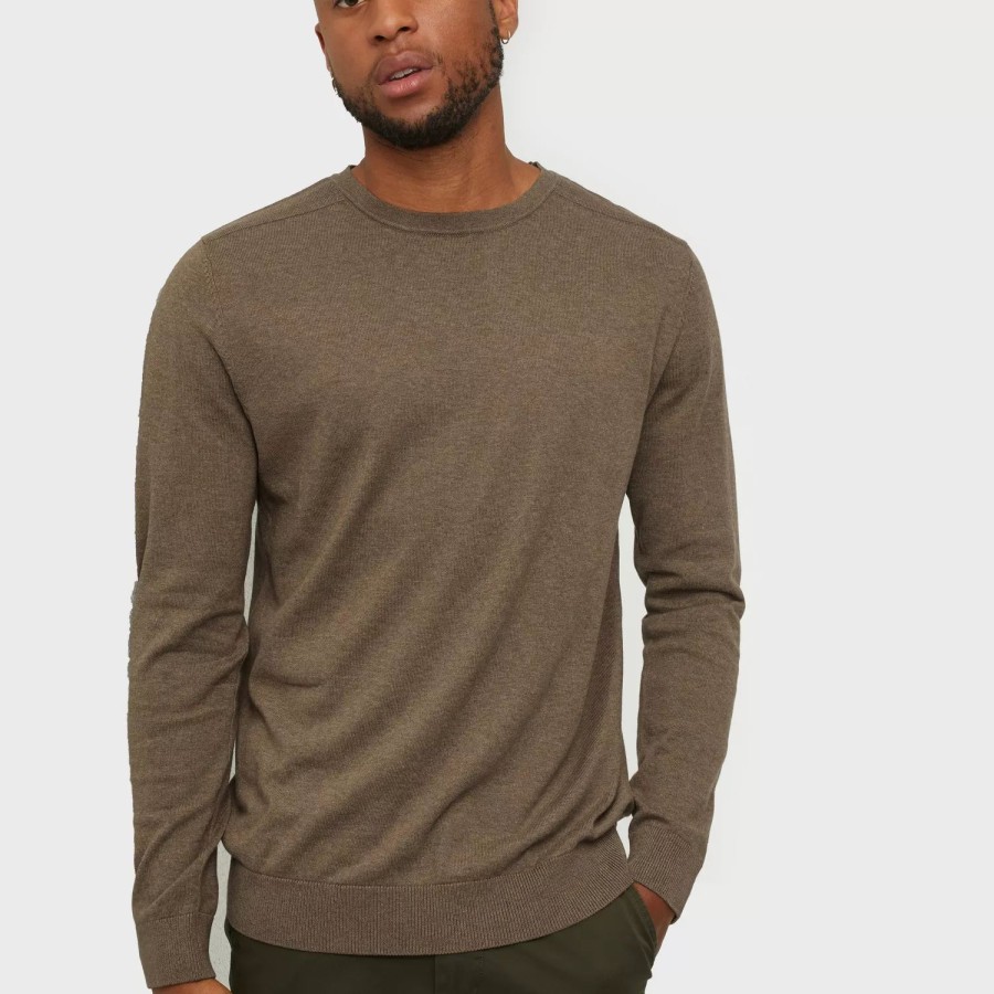 Toj Selected Homme | Slhberg Crew Neck Noos Teak