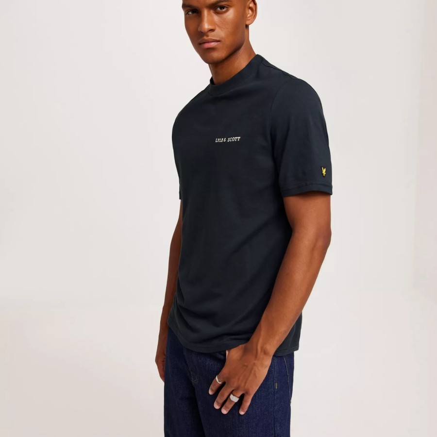 Toj Lyle & Scott | Embroidered Logo T-Shirt Dark Navy