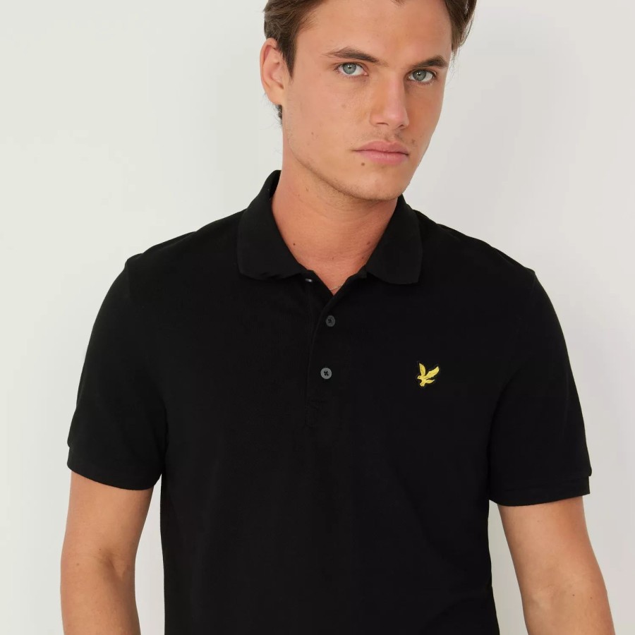 Toj Lyle & Scott | Plain Polo Shirt Jet Black