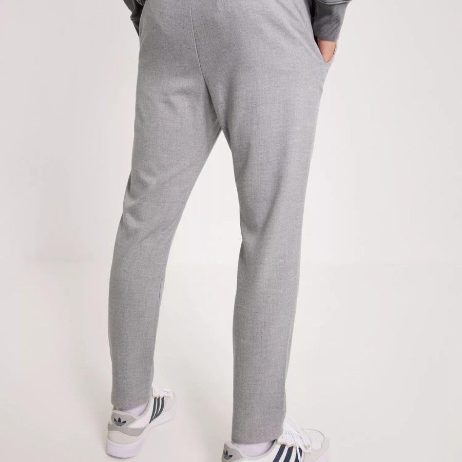 Toj Only & Sons | Onslinus Tap Crop Woven 4459 Pant Light Grey Melange