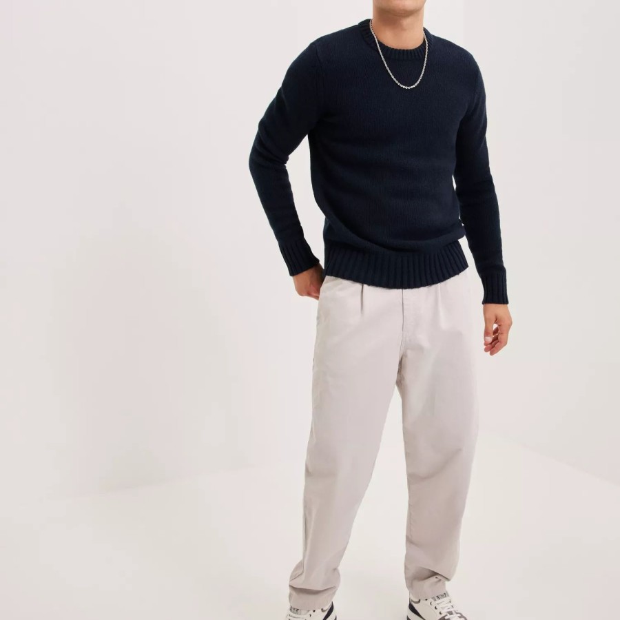 Toj Selected Homme | Slhsolo Ls Knit Crew Neck W Sky Captain