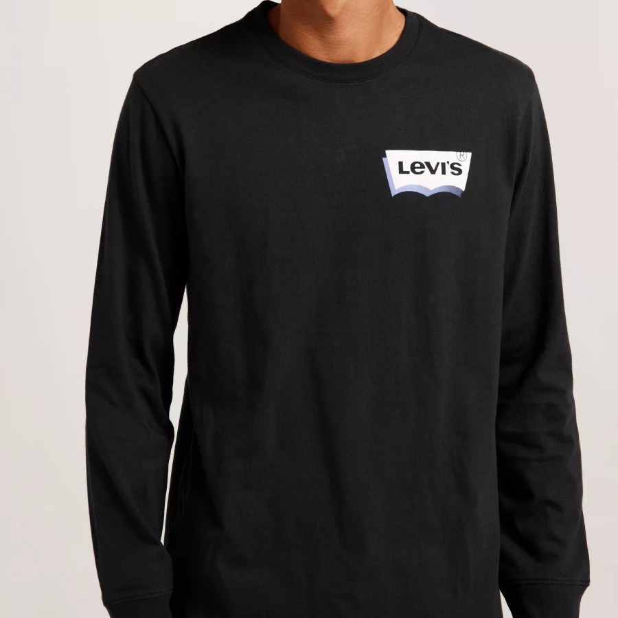 Toj Levi's | Relaxed Ls Graphic Tee Ssnl Bw Neutrals