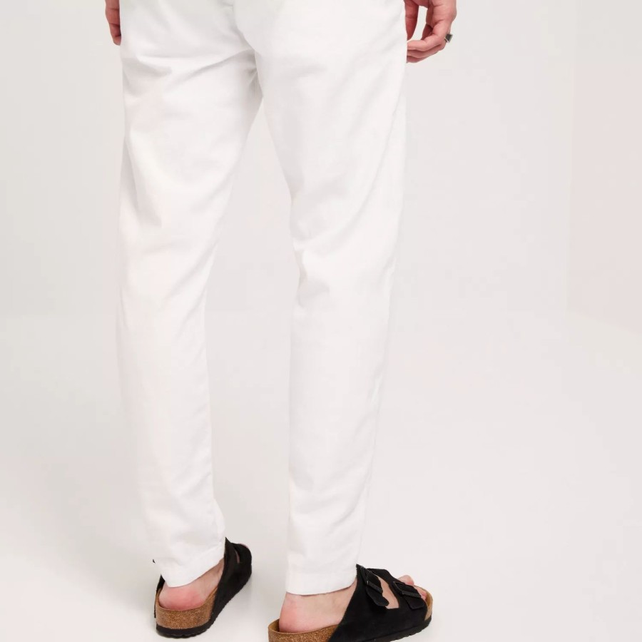 Toj GABBA | Monza Broke Linen Pant White