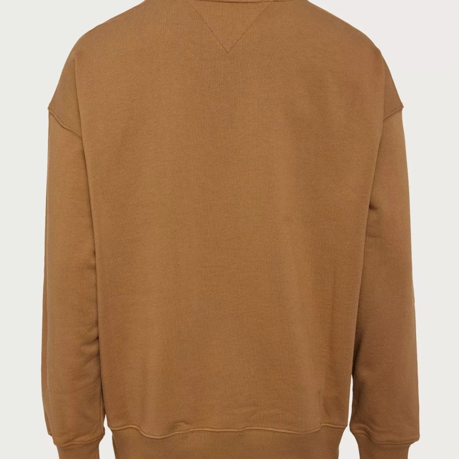 Toj Tommy Hilfiger | Mountain Multi Badge Crewneck Desert Khaki