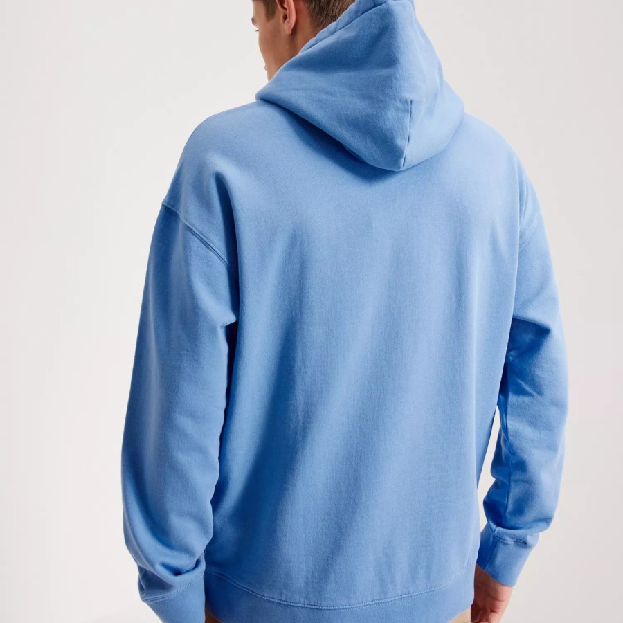 Toj Lee Jeans | Loose Logo Hoodie Prep Blue