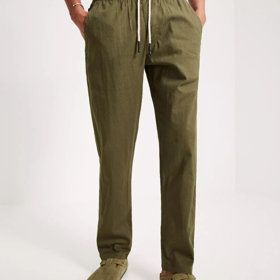 Toj OAS | Linen Pants Green