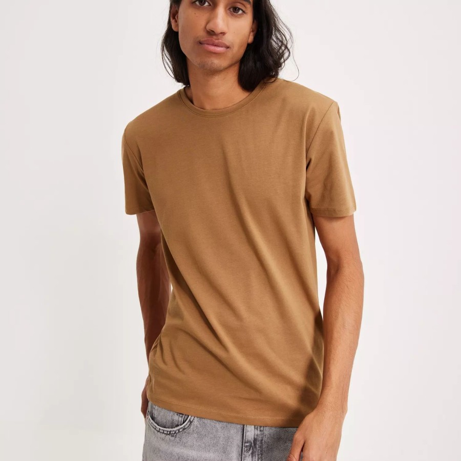 Toj Selected Homme | Slhael Ss O-Neck Tee Noos Toasted Coconut