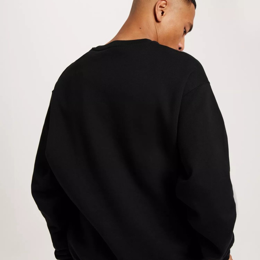 Toj Mads N酶rgaard | Soft Hawk Mads Crew Sweat Black