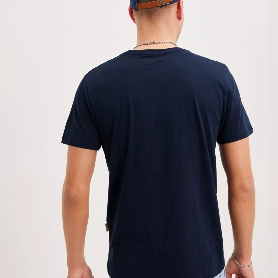 Toj Selected Homme | Slhaspen Ss O-Neck Tee Noos Navy Blazer