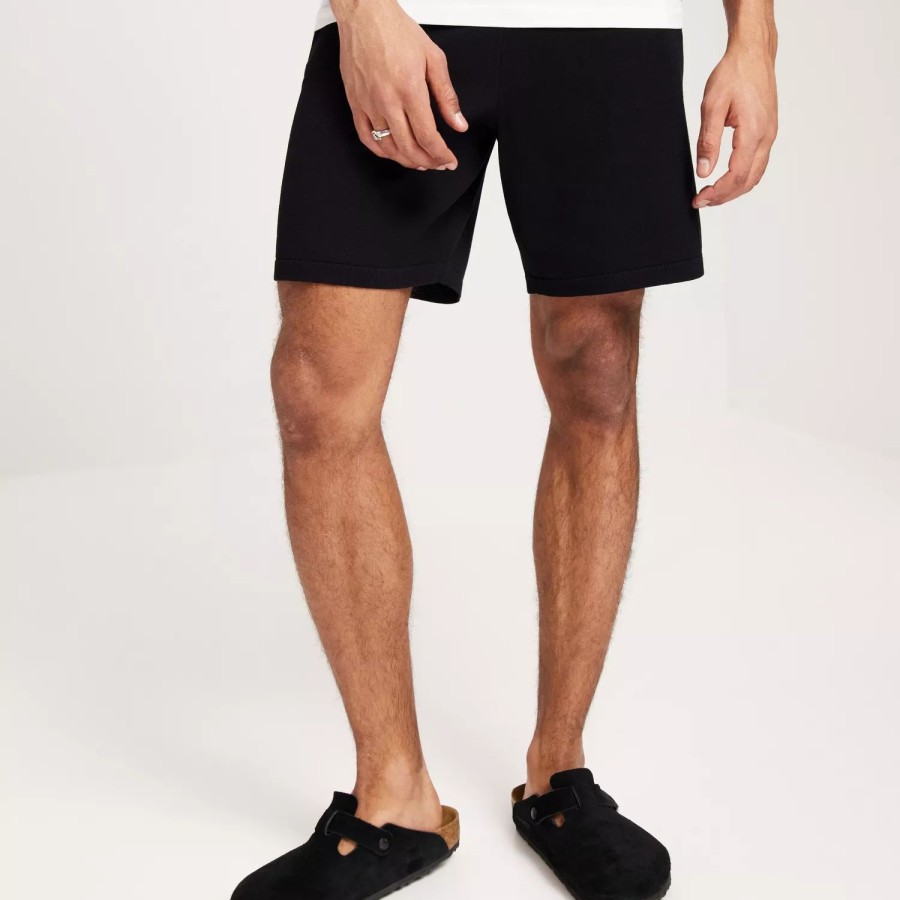 Toj Selected Homme | Slhteller Knit Shorts W Black