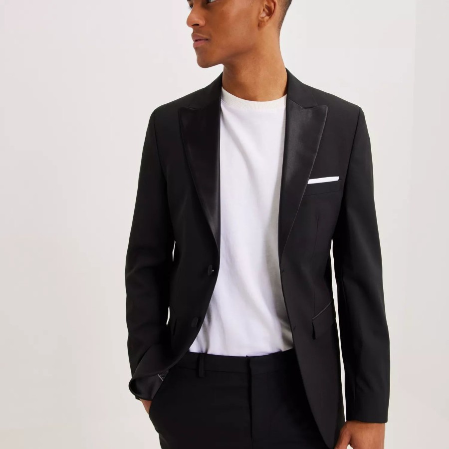 Toj Selected Homme | Slhslim-Elon Tux Blz Adv B Black