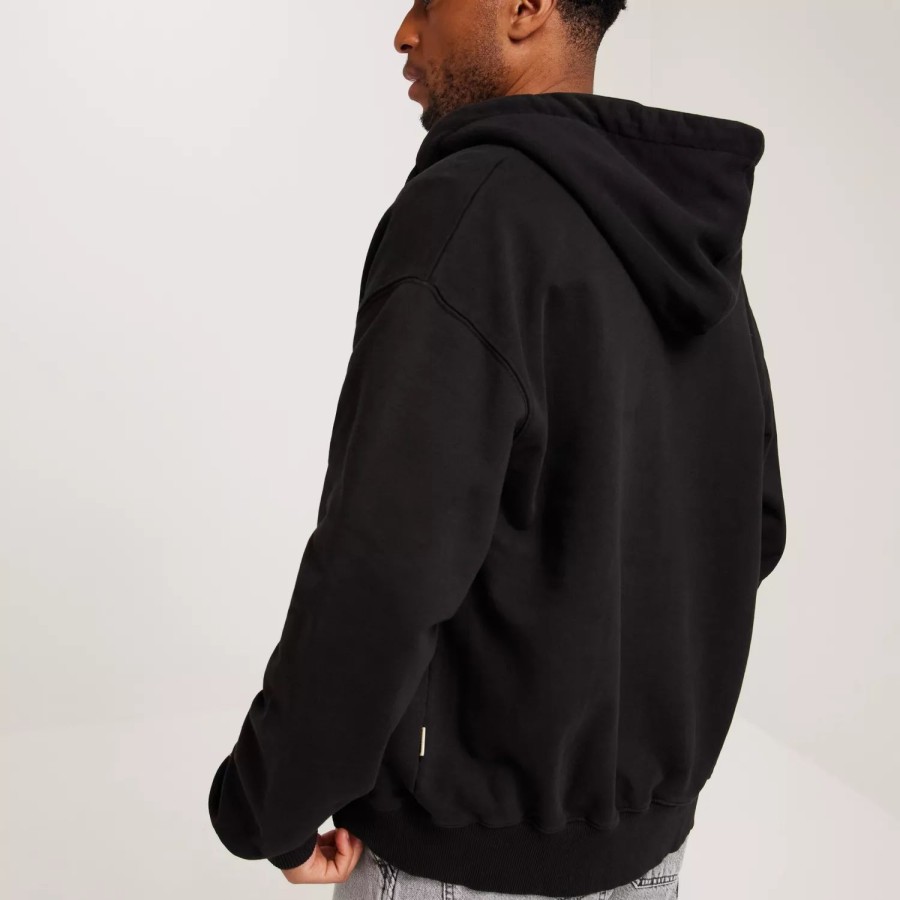 Toj Woodbird | Wbpope Zip Hoodie Black