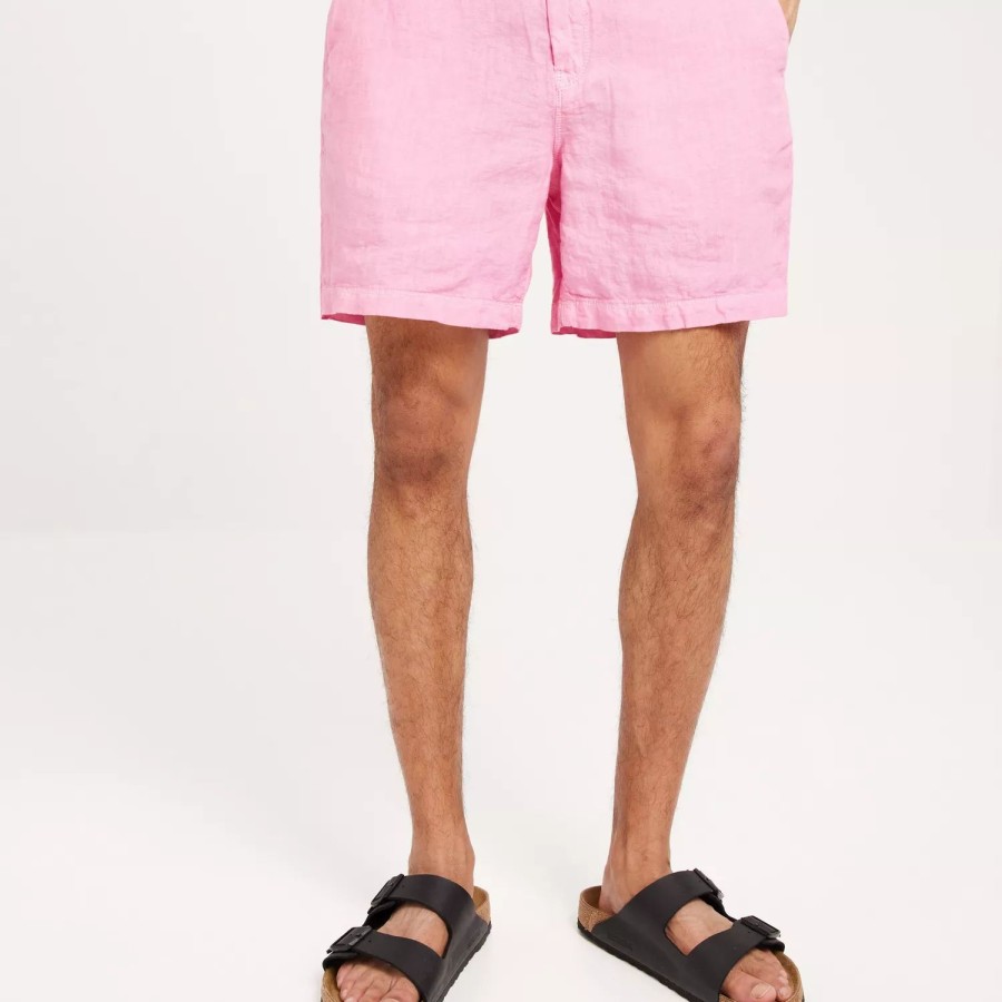 Toj Superdry | Studios Overdyed Linen Short Fuchsia Pink