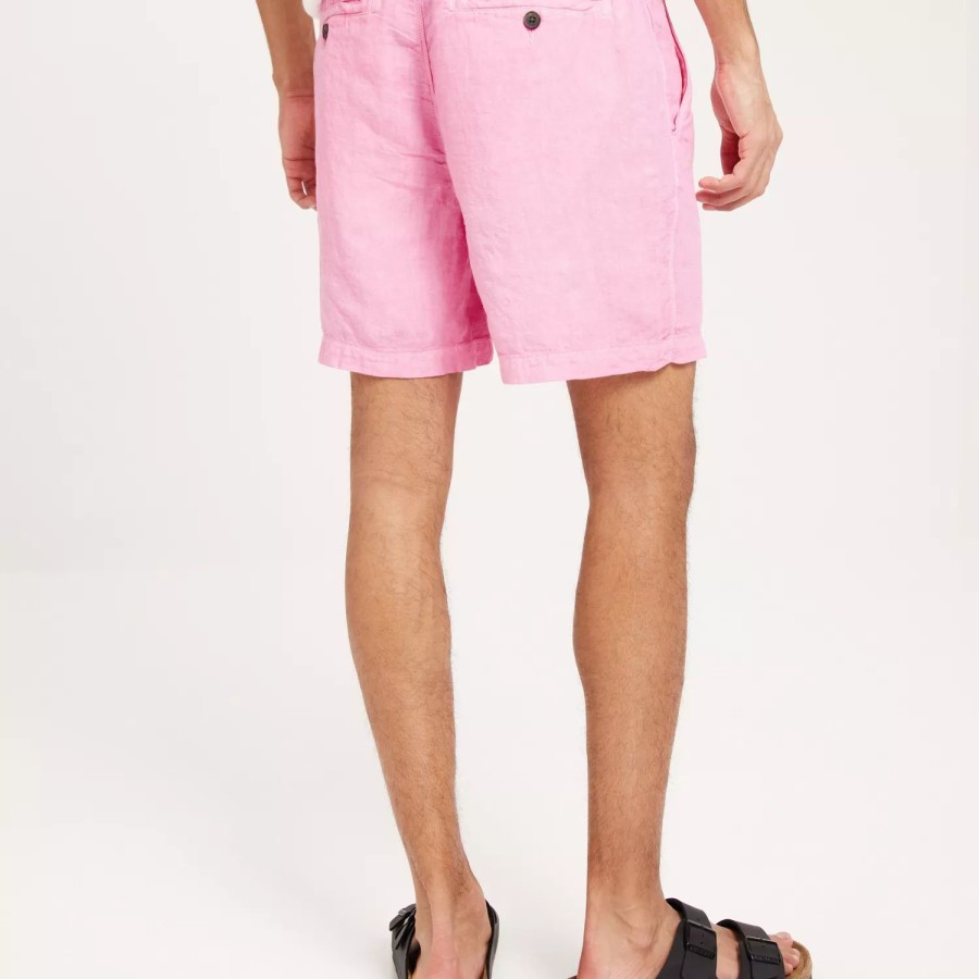 Toj Superdry | Studios Overdyed Linen Short Fuchsia Pink