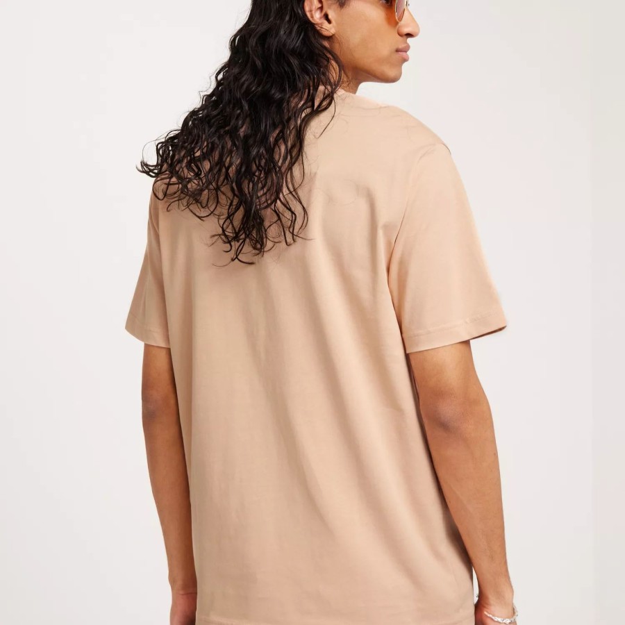 Toj Selected Homme | Slhrelaxcolman Ss O-Neck Tee B Coll Pink Sand