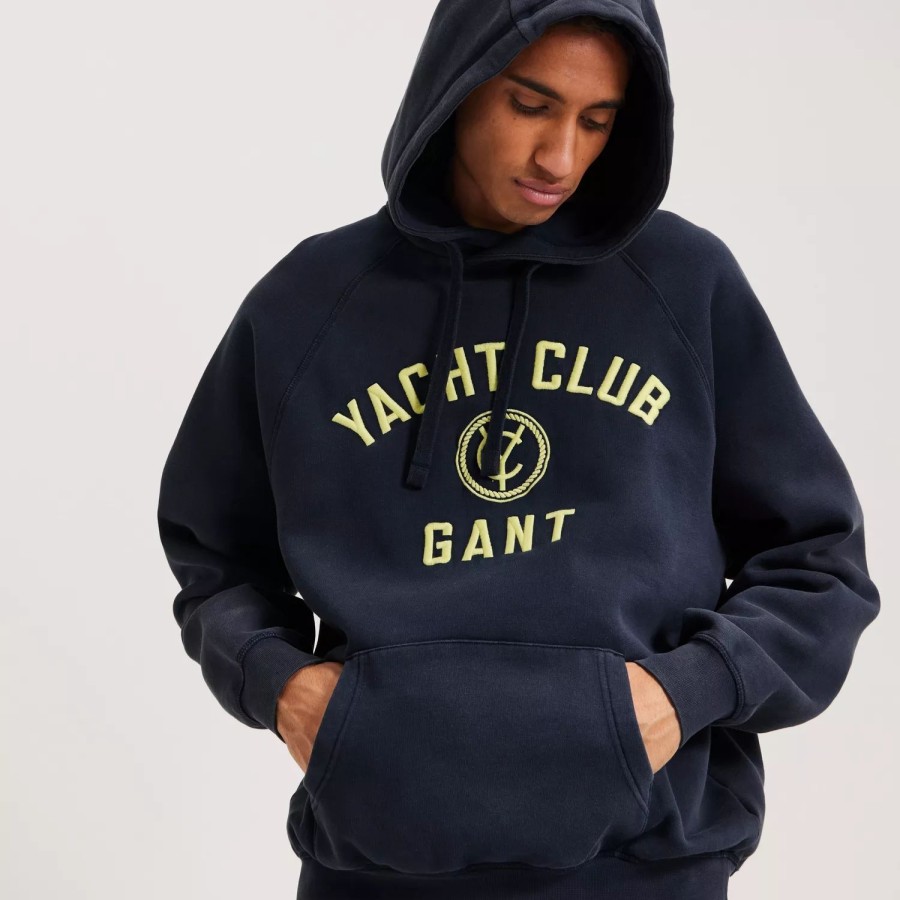 Toj Gant | Yacht Hoodie Raglan Evening Blue