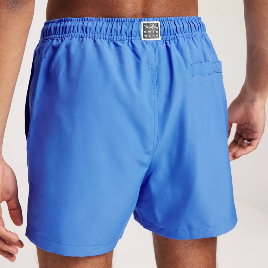 Toj Bj枚rn Borg | Borg Solid Swim Shorts Blue