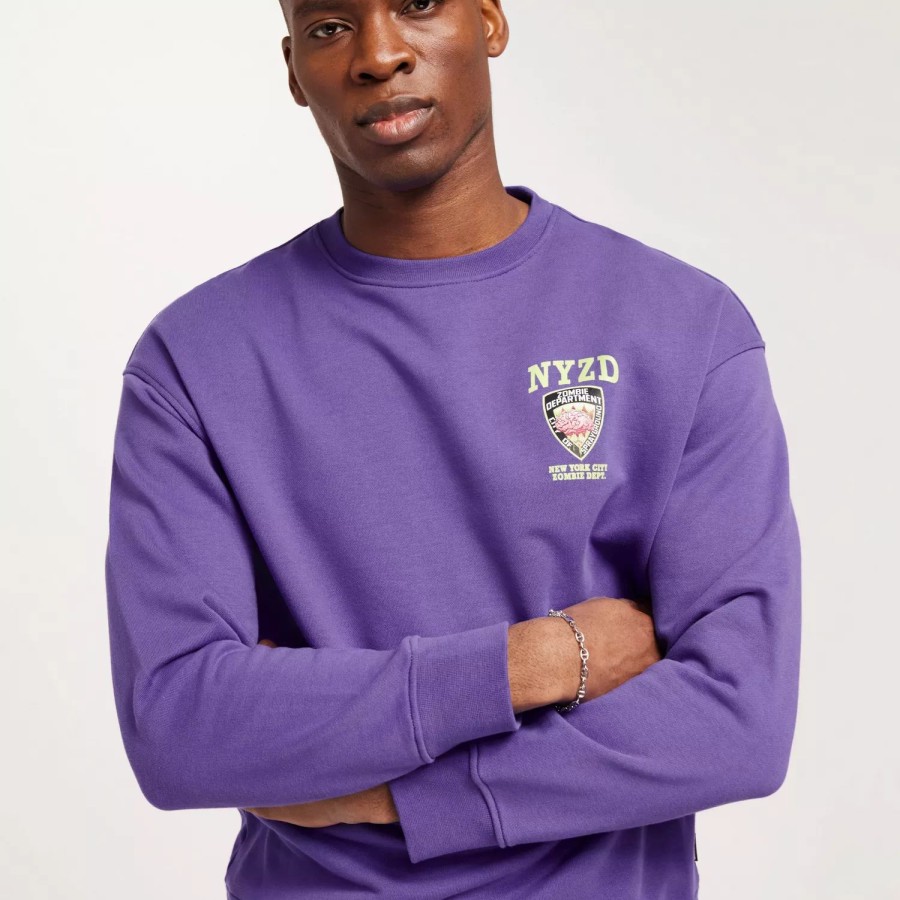 Toj Sprayground | Nyzd Crewneck Violet