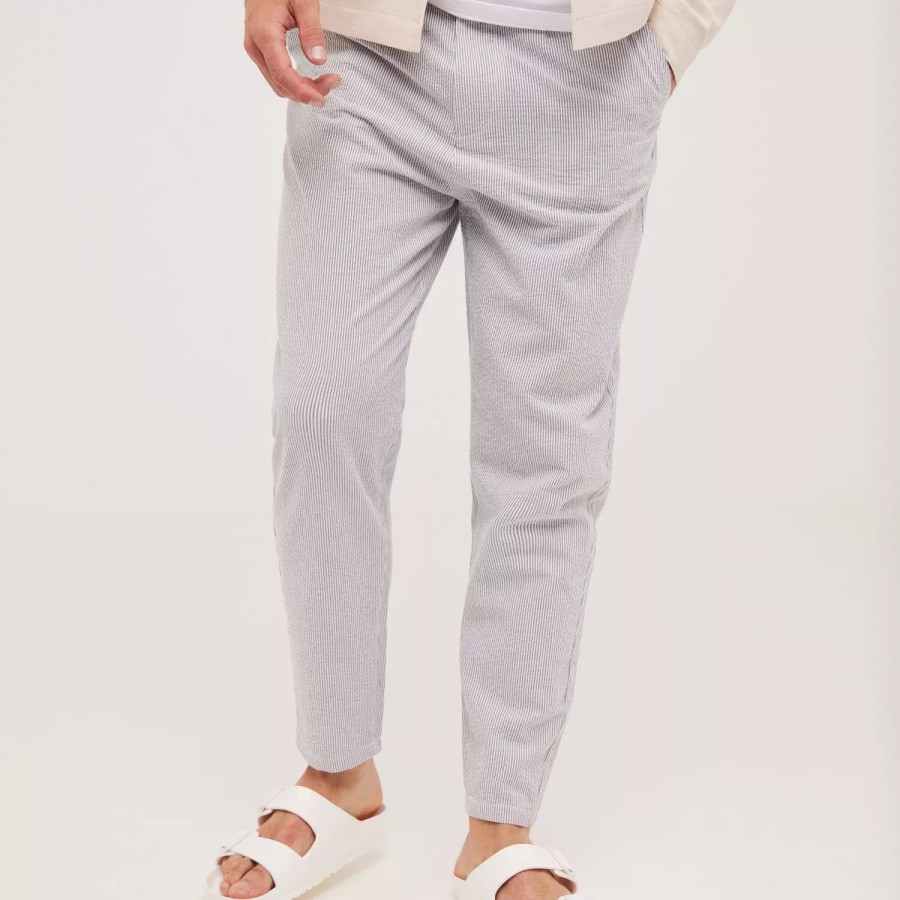 Toj Only & Sons | Onsdew Pant Seersucker Gw 1829 Bright White