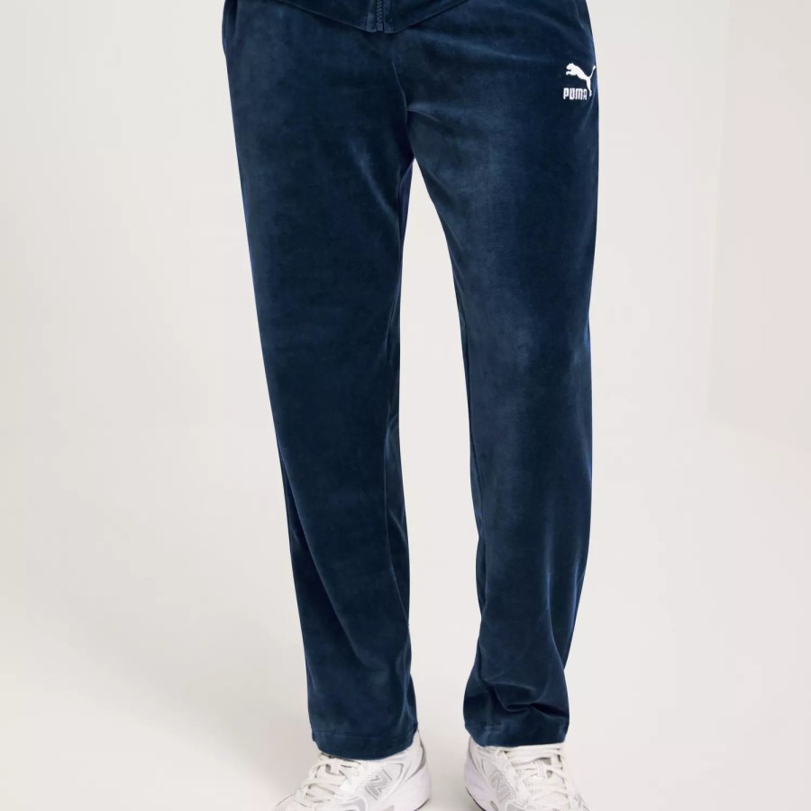 Toj Puma | T7 Velour Track Pants Persian Blue