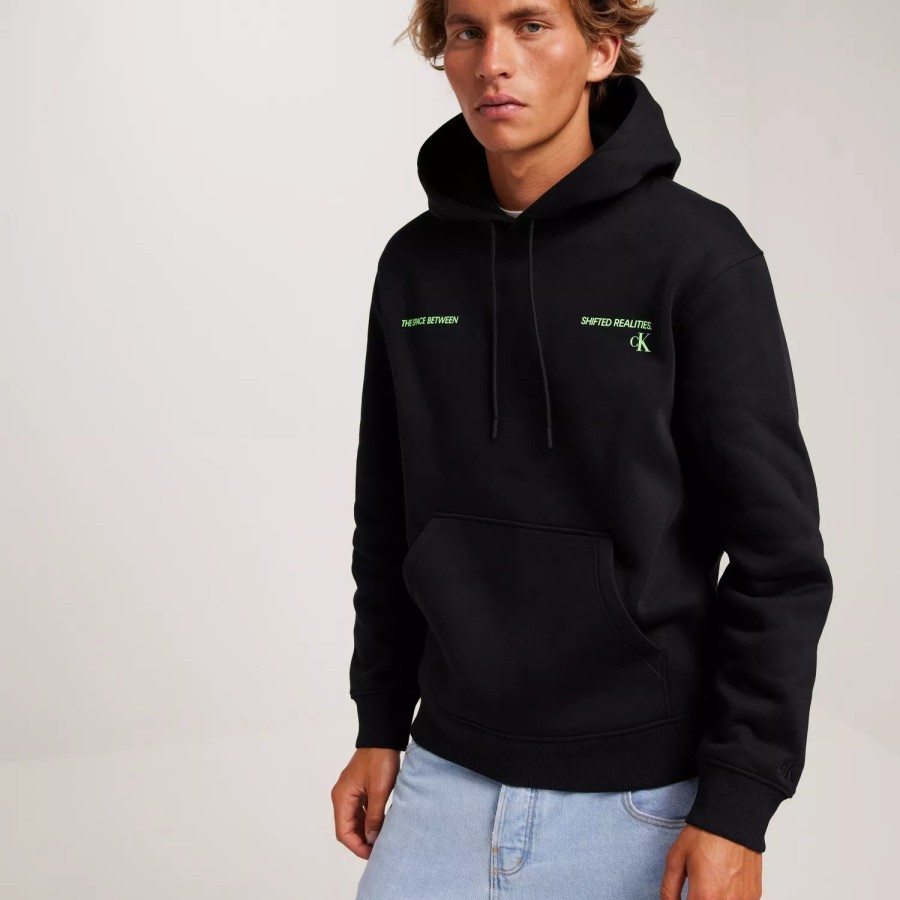 Toj Calvin Klein Jeans | Hyper Real Landscape Hoodie Ck Black