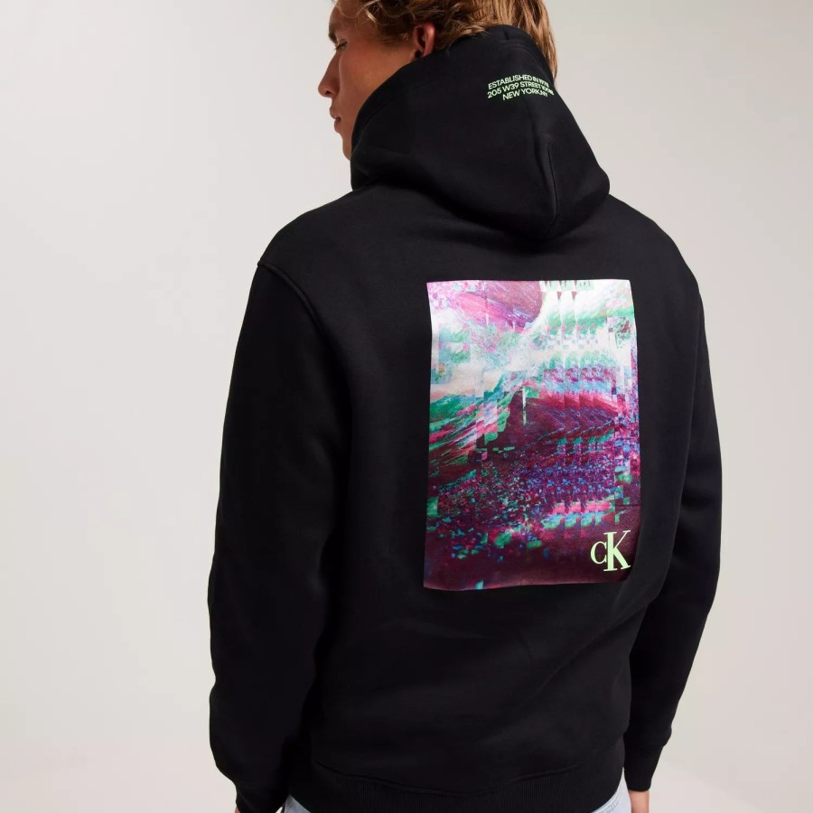 Toj Calvin Klein Jeans | Hyper Real Landscape Hoodie Ck Black