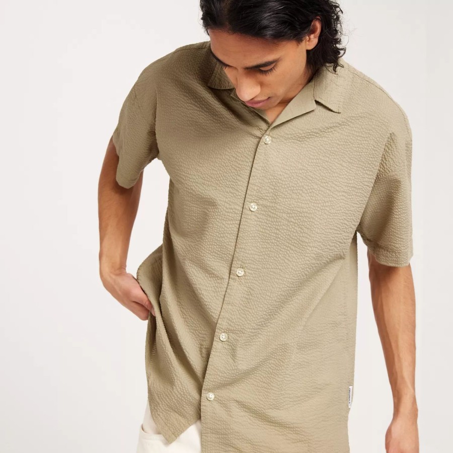 Toj Jack & Jones | Jorpalma Seersucker Shirt Ss Sn Crockery