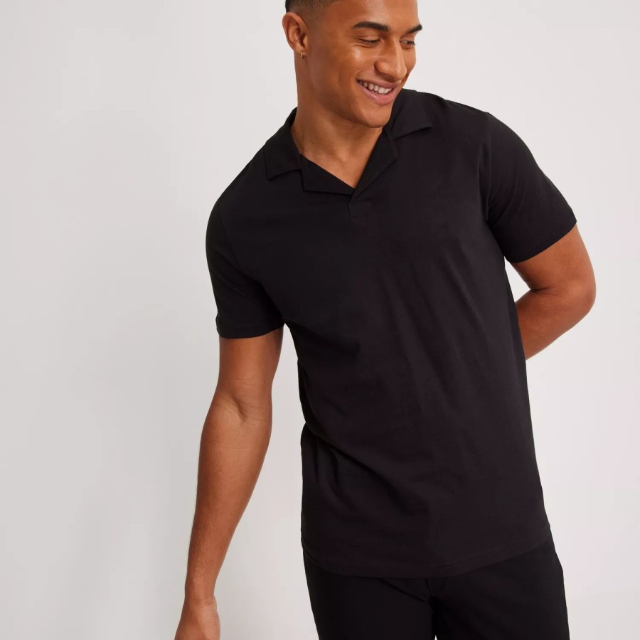 Toj Only & Sons | Onsabraham Reg Ss Resort Polo Cs Black