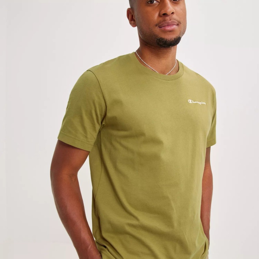 Toj Champion | Crewneck T-Shirt Green Moss