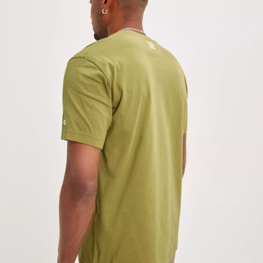 Toj Champion | Crewneck T-Shirt Green Moss