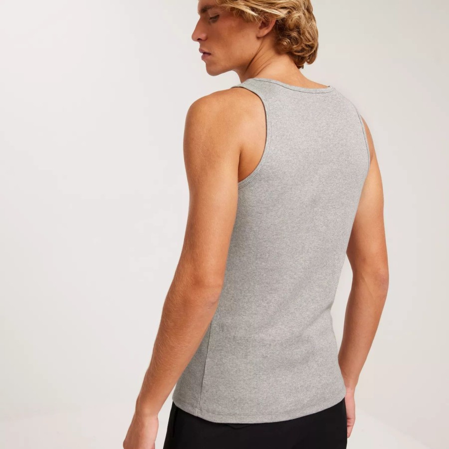 Toj Bread & Boxers | 2-Pack Tank Ribbed Grey Melange