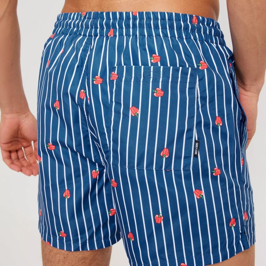 Toj Only & Sons | Onsted Life Swim Short Funny Aop Turkish Sea Bittersweet/Camellia/Verdant