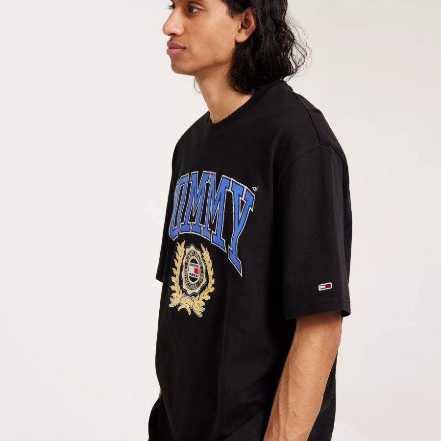 Toj Tommy Jeans | Tjm Sktr College Rwb Tee Black